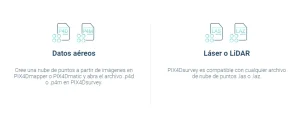 Software de procesamiento PIX4Dsurvey